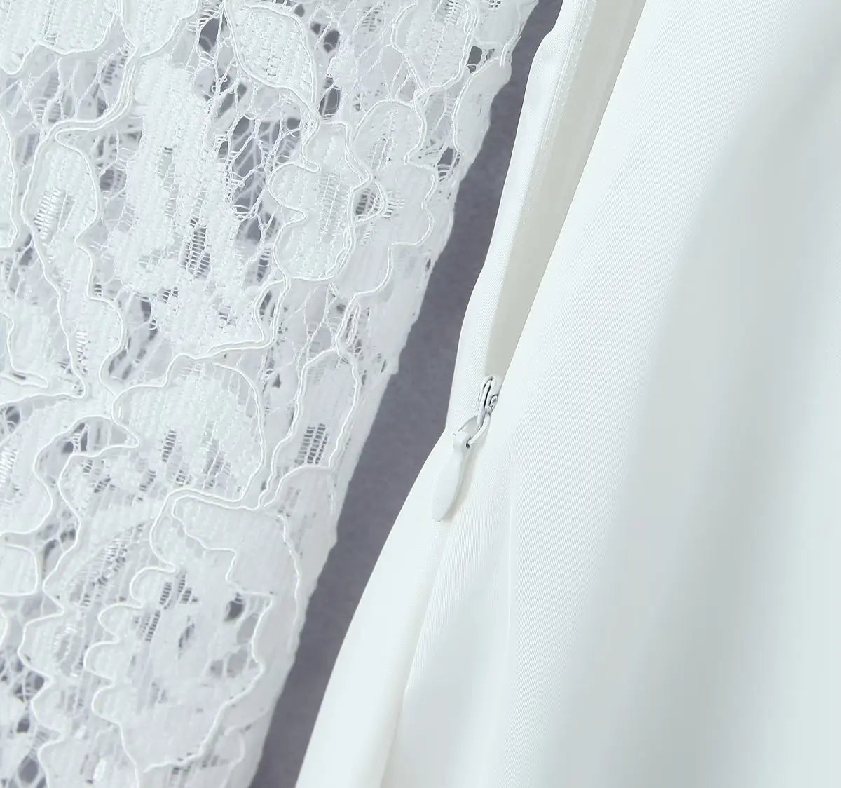 Celestine Lace Dress in Milk