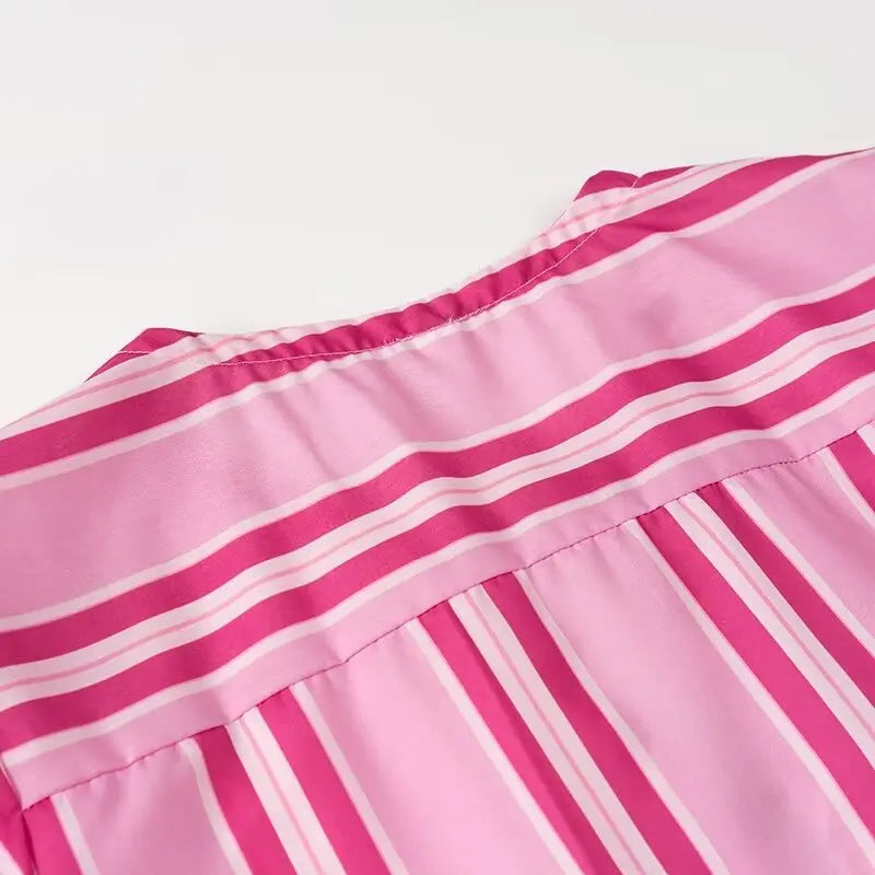 Paloma Set in Blush Stripe