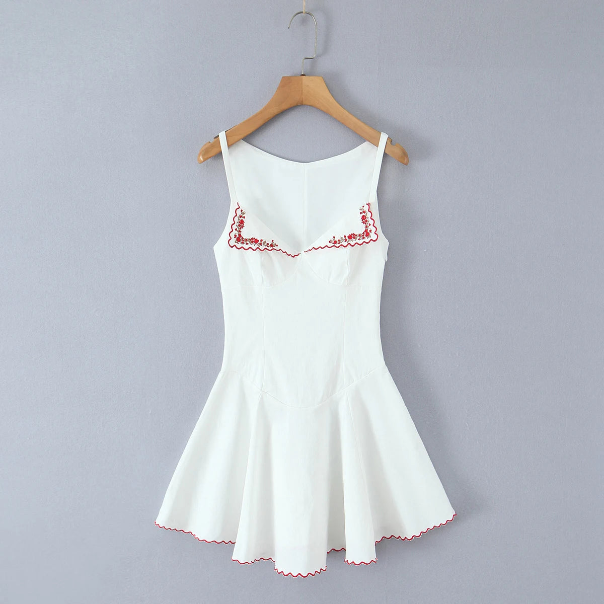Rosalie Bustier Dress in Cherry Lace