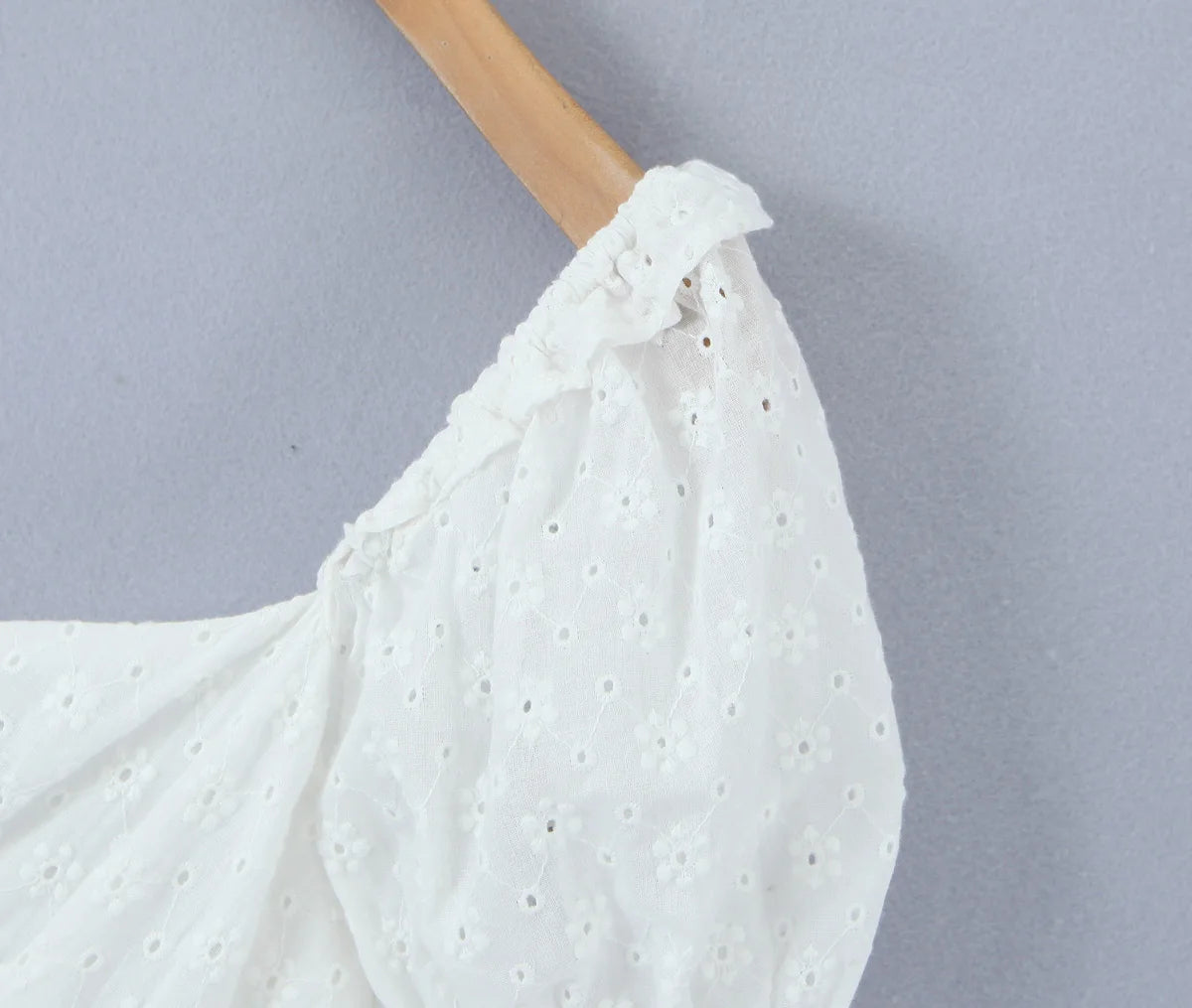Lucienne Eyelet Dress in Ivory