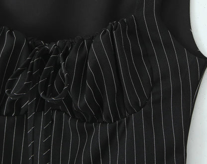 Margot Suit in Midnight Lines