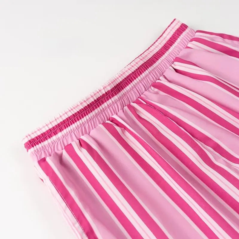 Paloma Set in Blush Stripe
