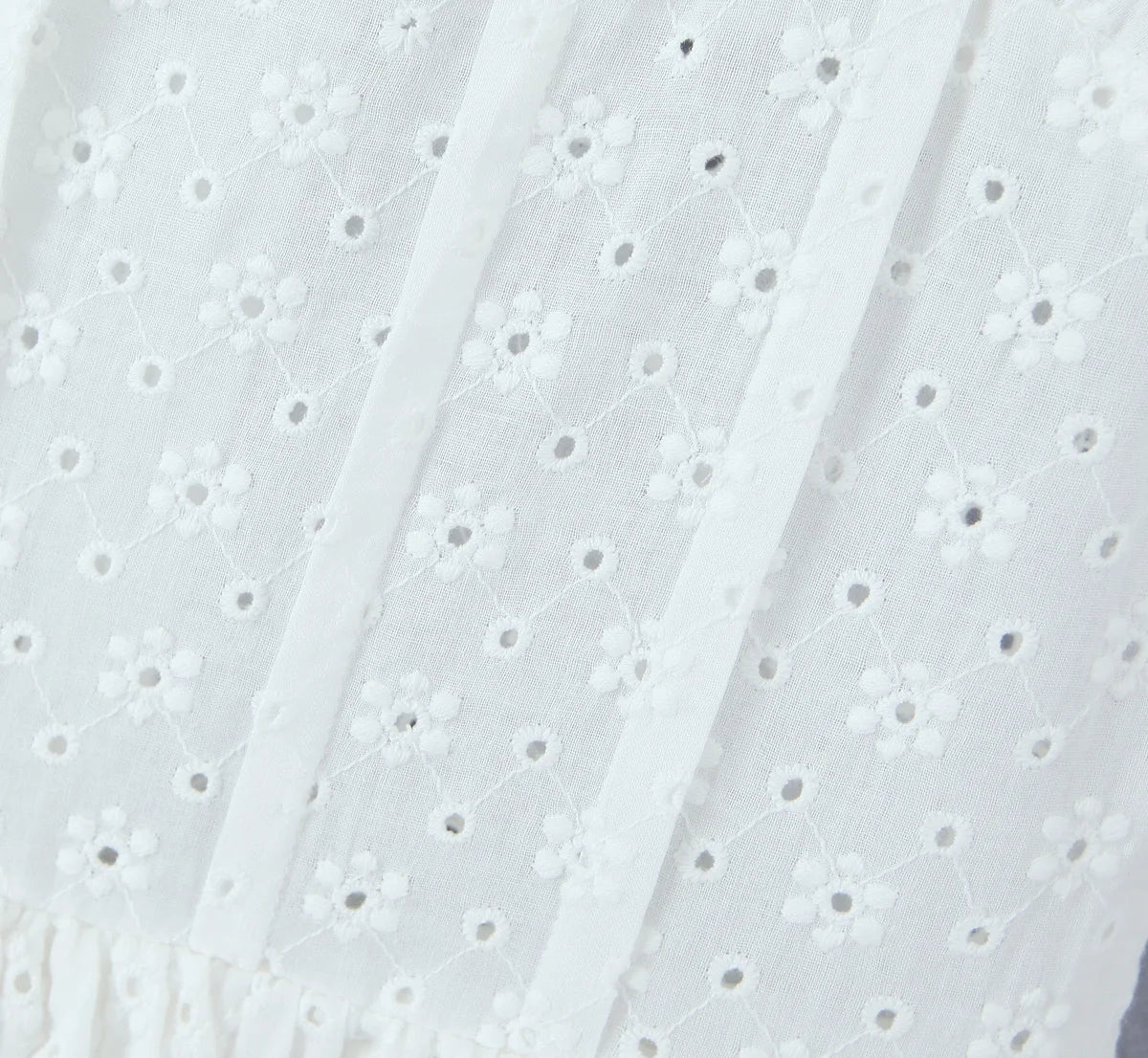 Lucienne Eyelet Dress in Ivory