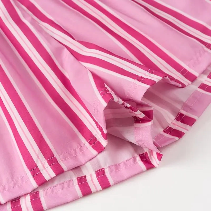 Paloma Set in Blush Stripe