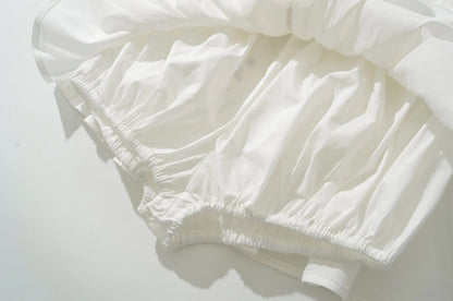 Élise Poplin Set in Milk