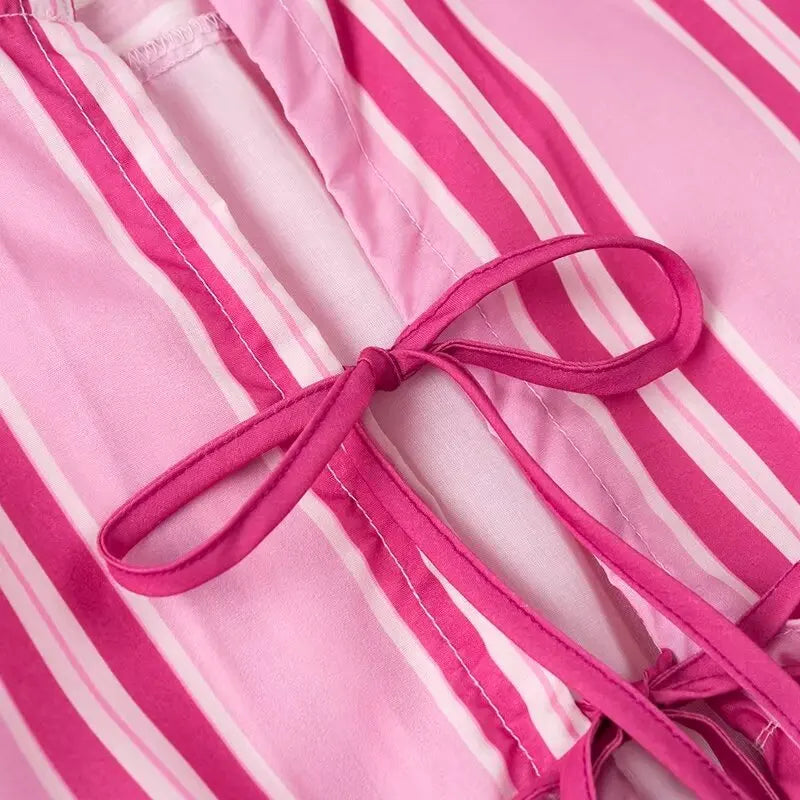 Paloma Set in Blush Stripe