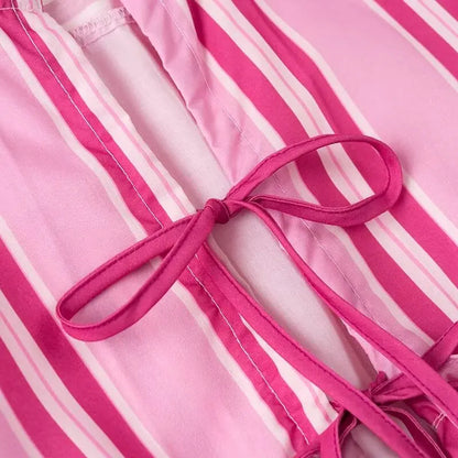 Paloma Set in Blush Stripe