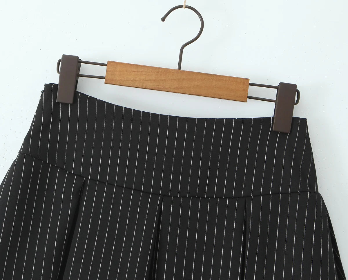 Margot Suit in Midnight Lines