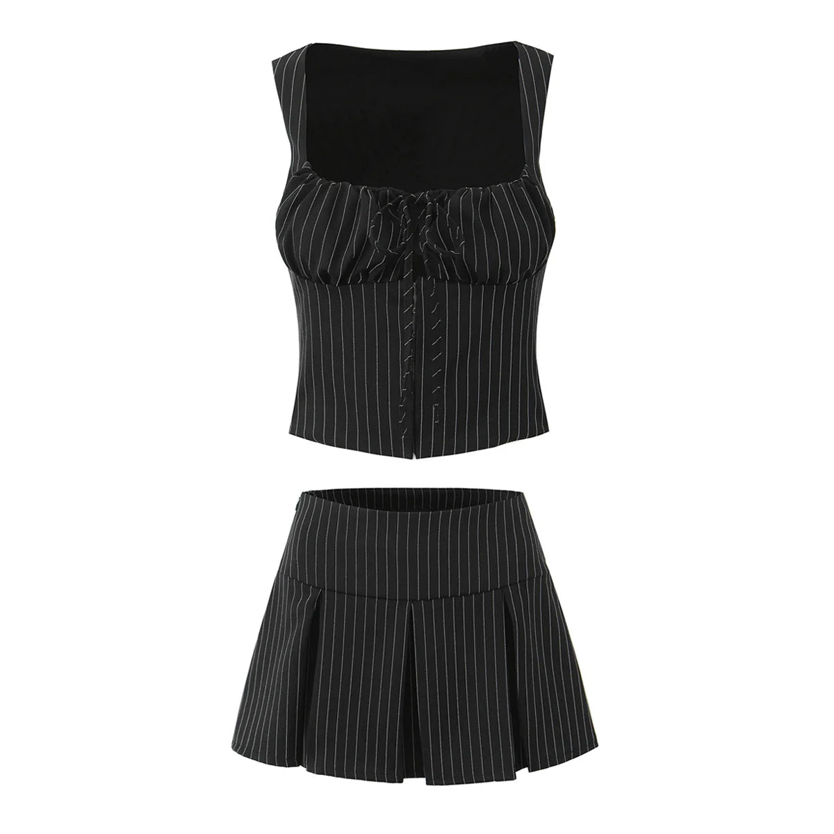 Margot Suit in Midnight Lines