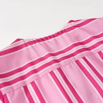 Paloma Set in Blush Stripe