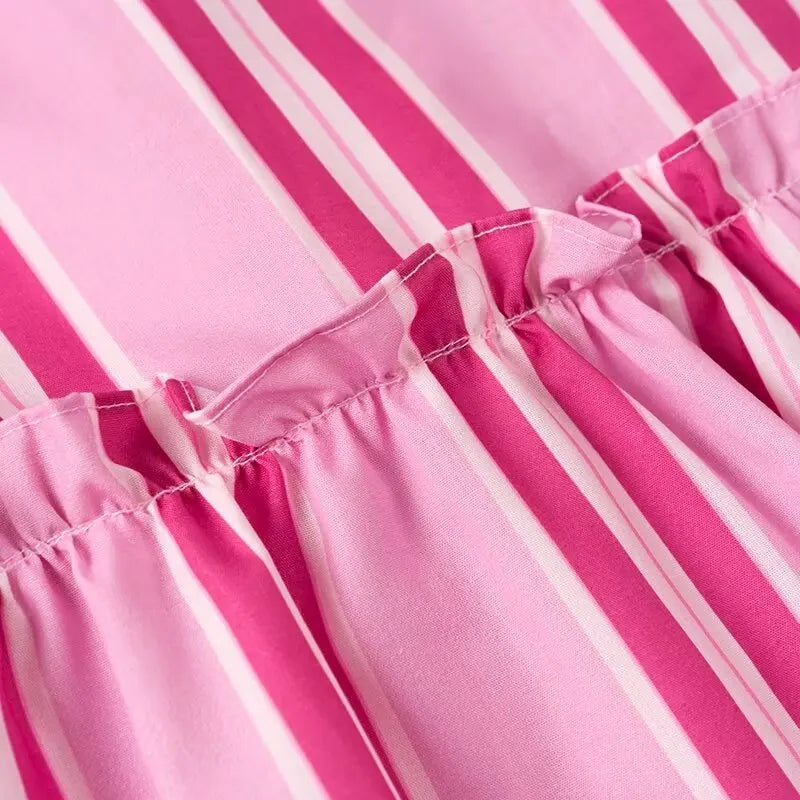 Paloma Set in Blush Stripe