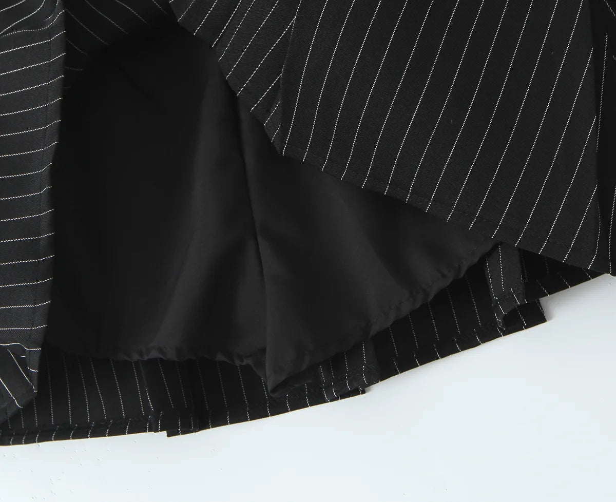 Margot Suit in Midnight Lines