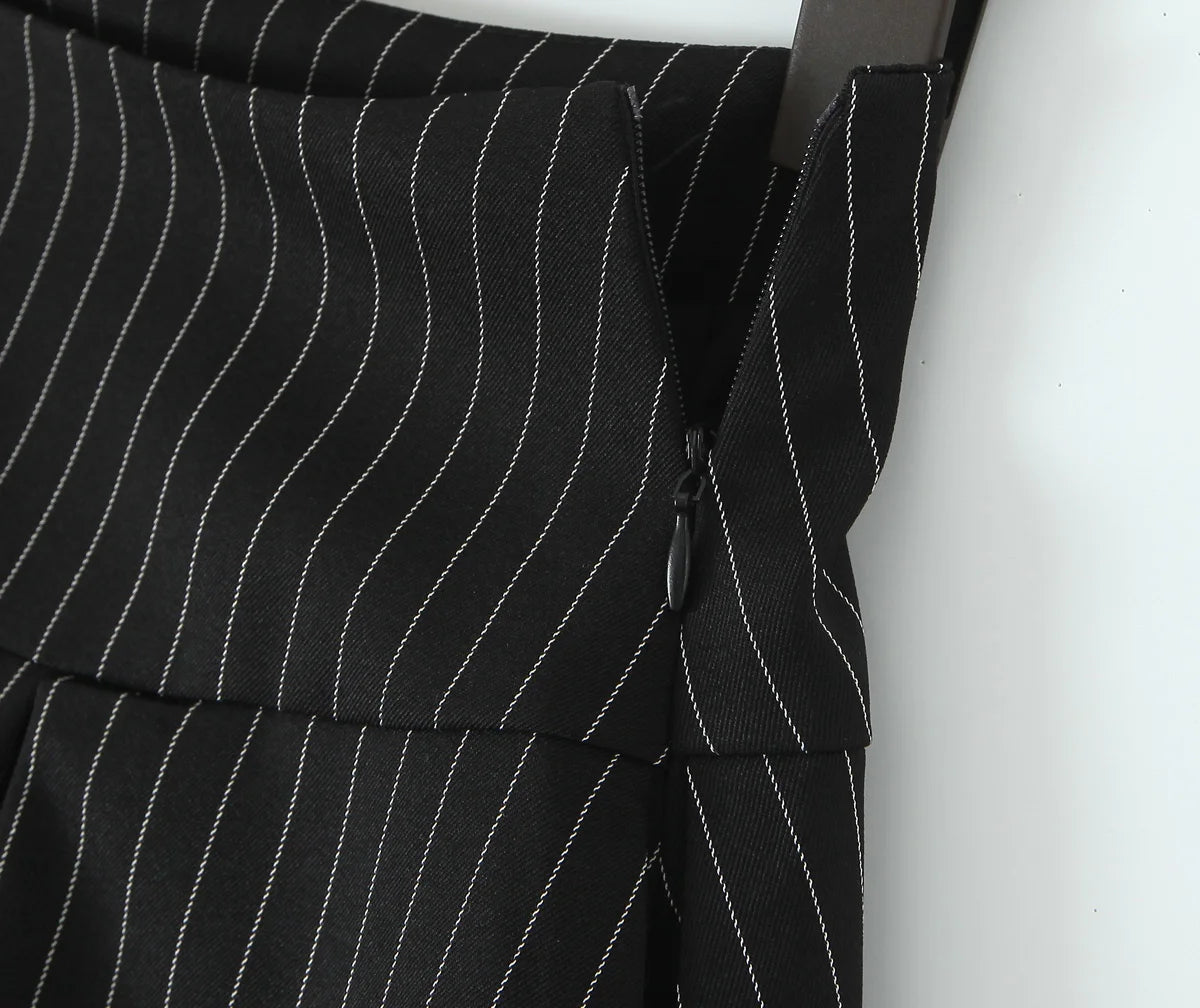 Margot Suit in Midnight Lines