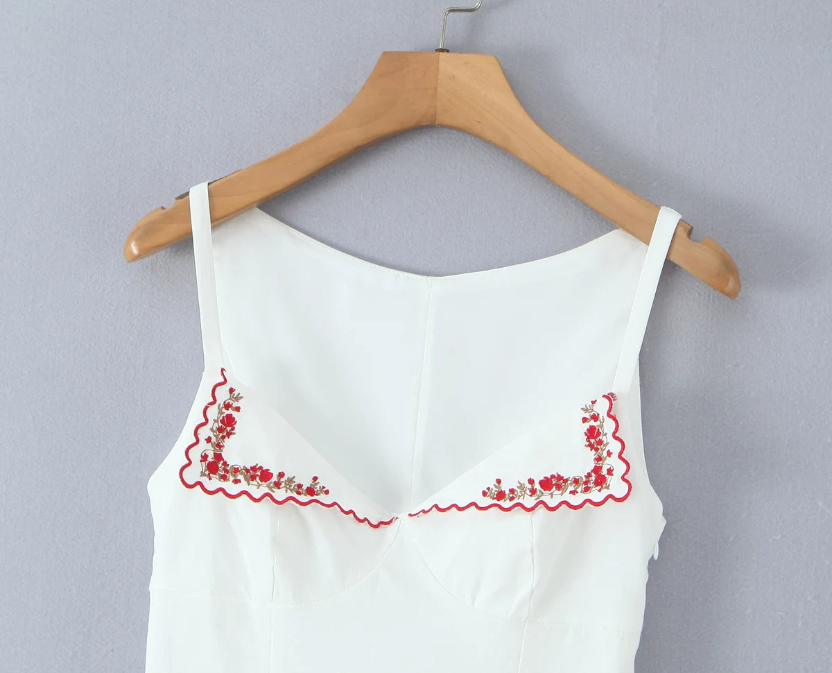Rosalie Bustier Dress in Cherry Lace