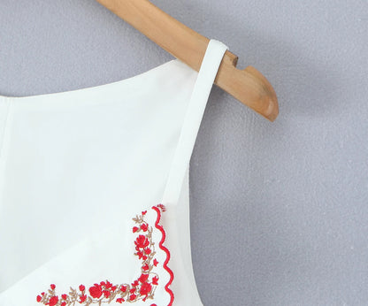 Rosalie Bustier Dress in Cherry Lace