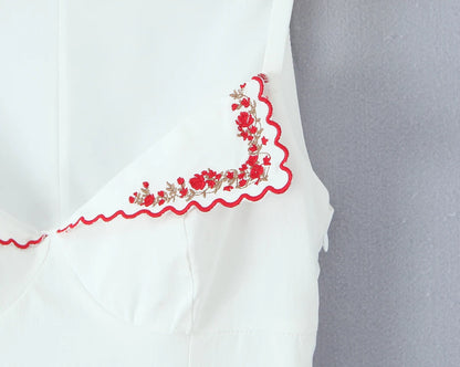 Rosalie Bustier Dress in Cherry Lace