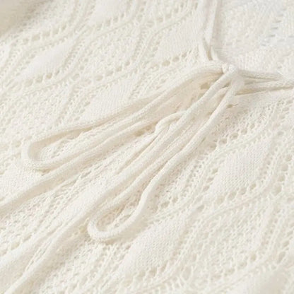 Beige Isla Knit Dress in Oat