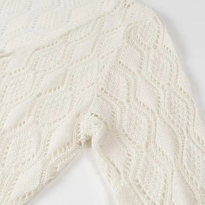 Beige Isla Knit Dress in Oat