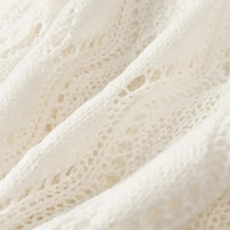 Beige Isla Knit Dress in Oat
