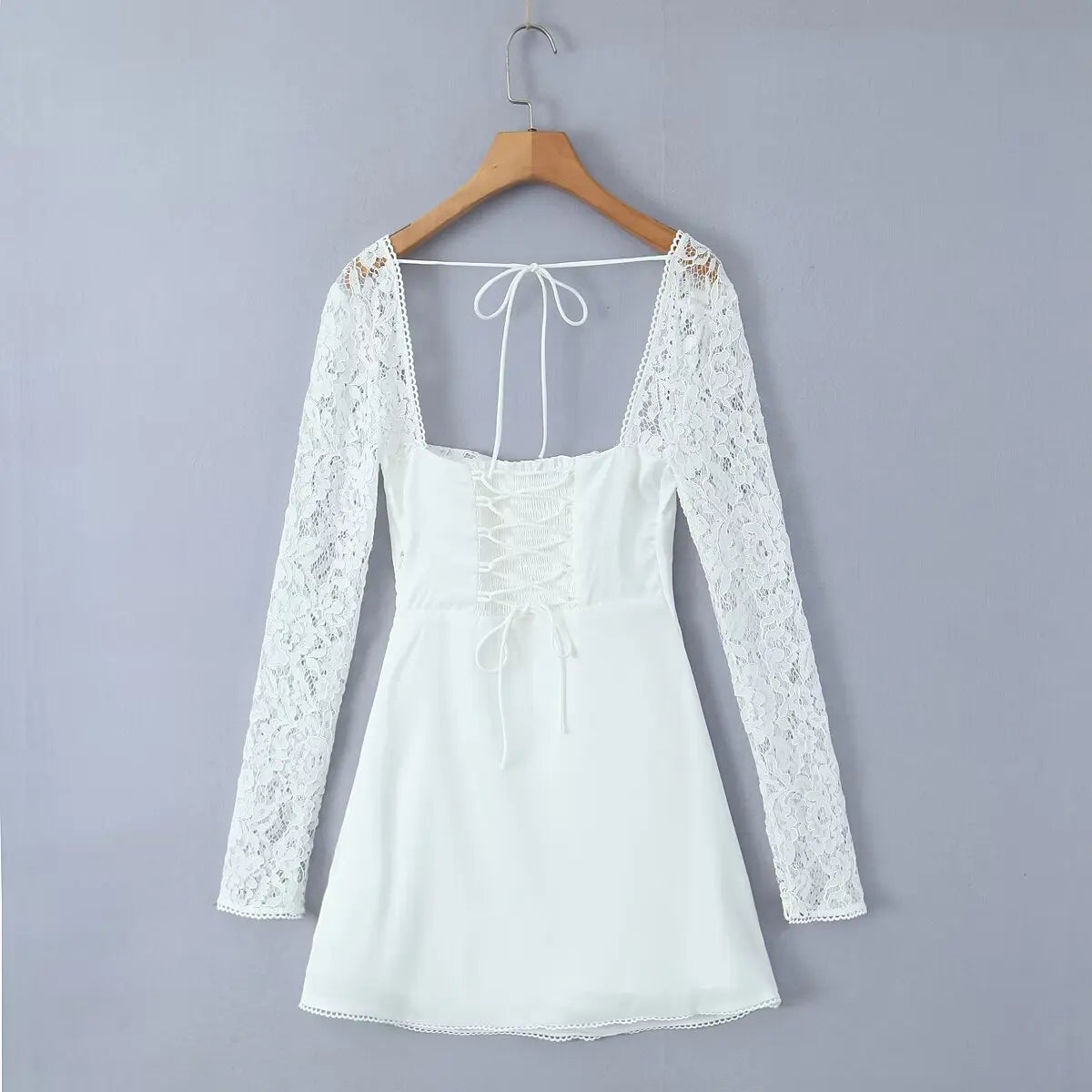 Celestine Lace Dress in Milk