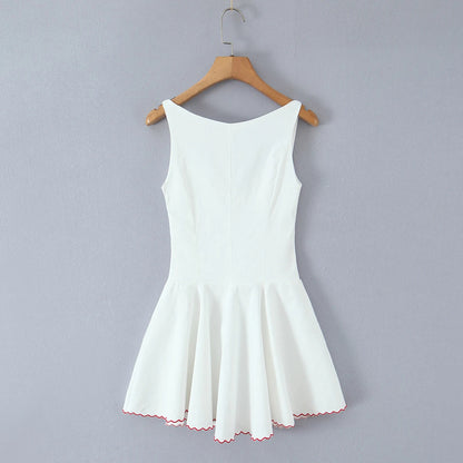 Rosalie Bustier Dress in Cherry Lace