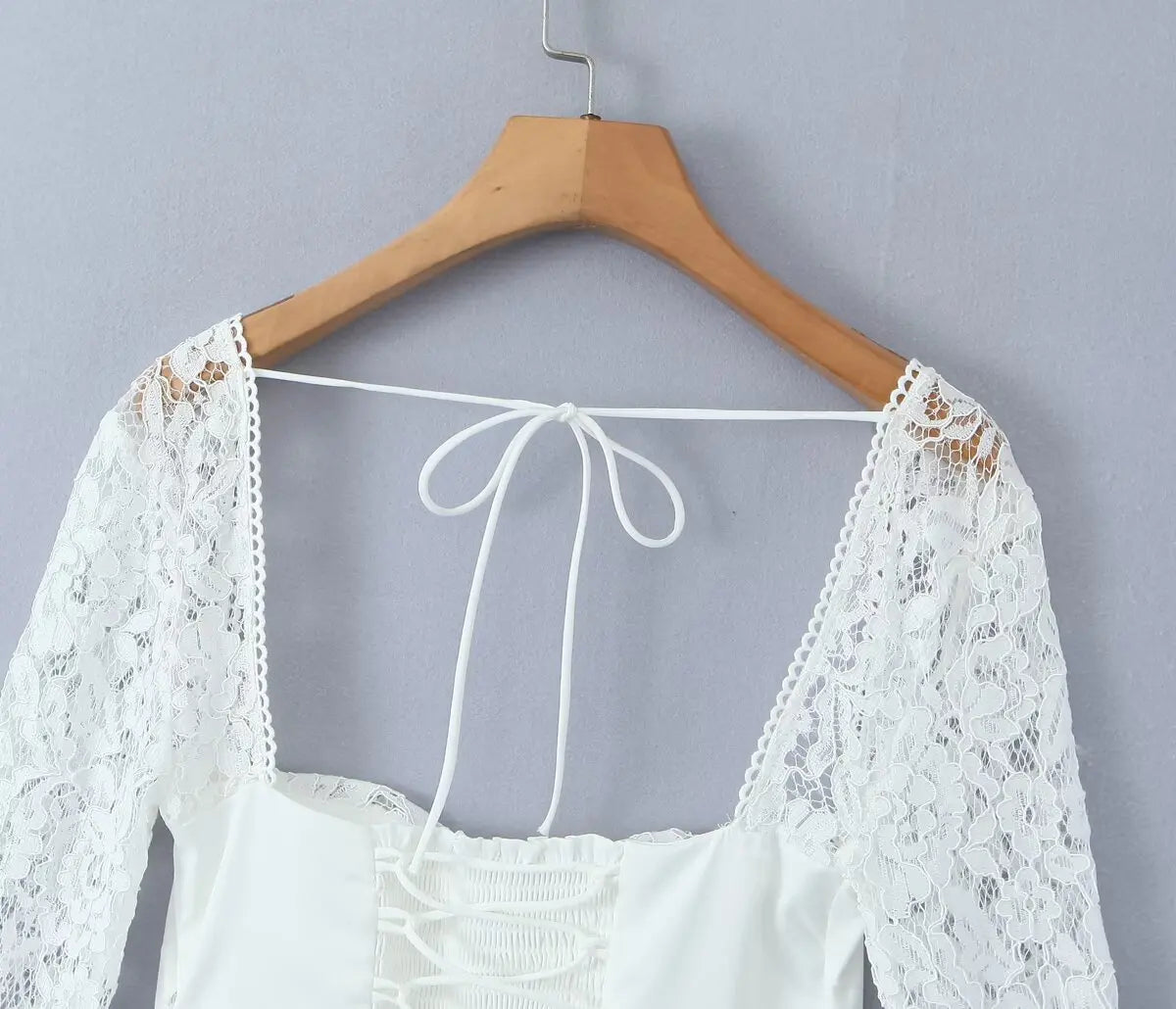 Celestine Lace Dress in Milk