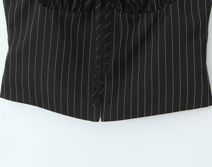 Margot Suit in Midnight Lines