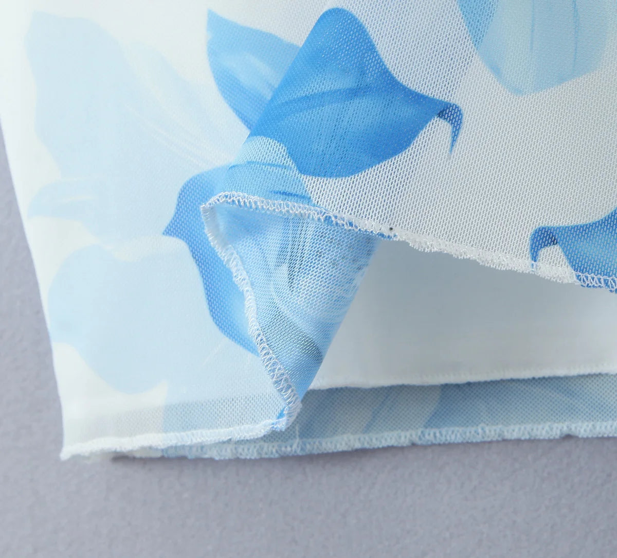 Blue Bloom Slip Dress