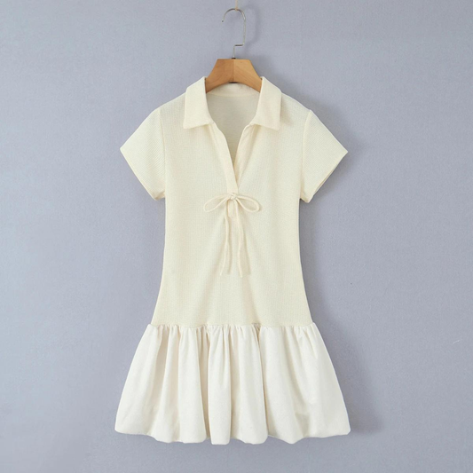 Juliette Day Dress in Milk